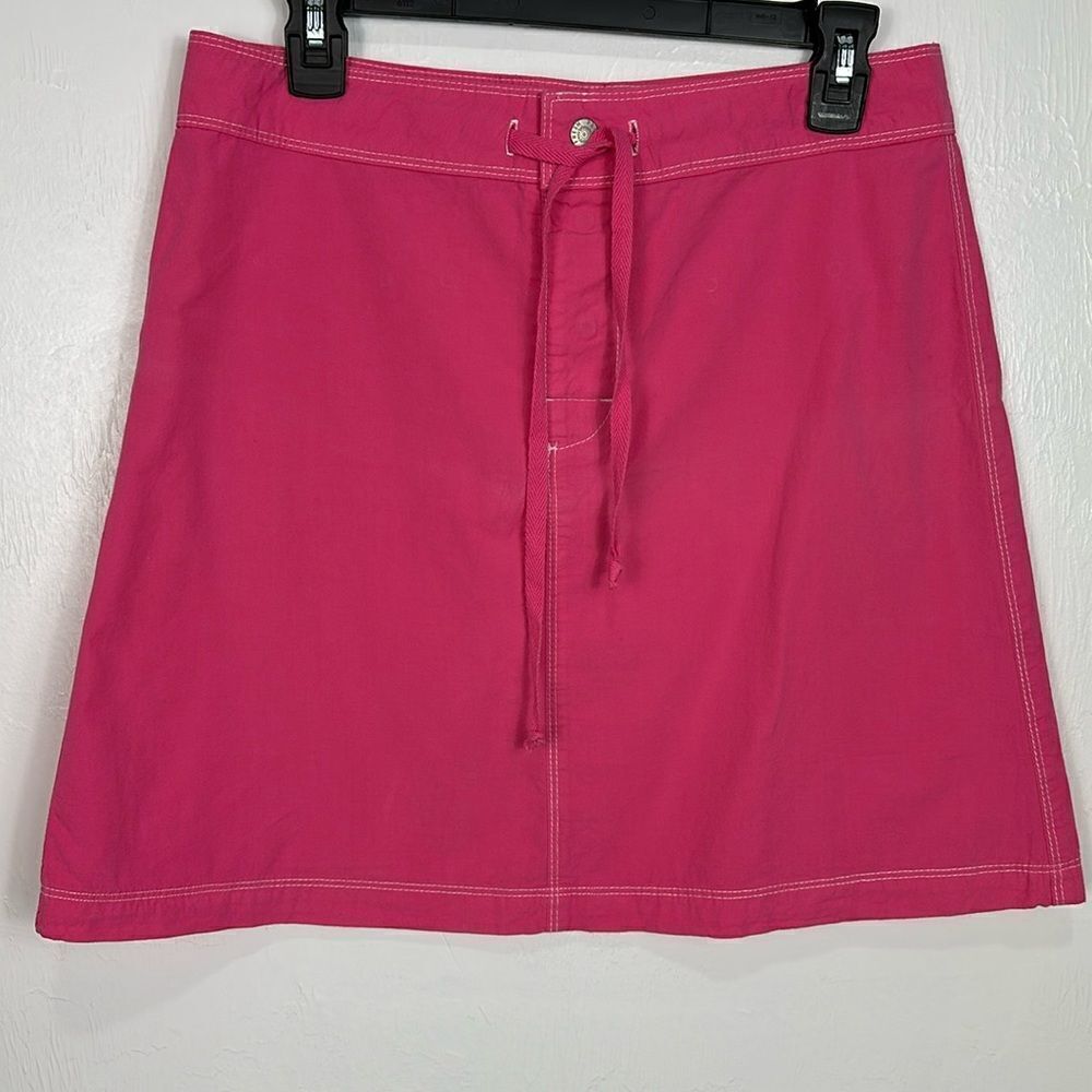 Fresh Produce Cotton Short Skirt With Pockets In Bright Pink Size S
